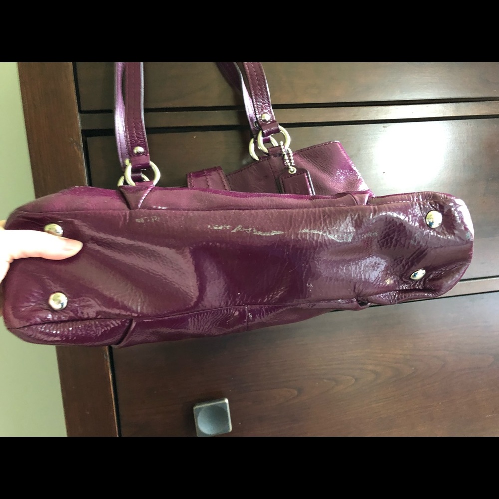 Plum Coach a Purse - Picture 2 of 4